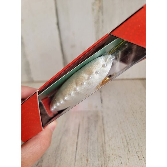 Hallmark mother-daughter give one keep one heart ornament Xmas vintage - Picture 5 of 6